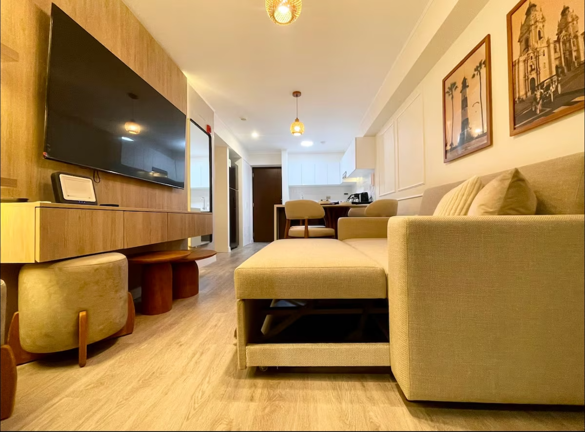 Luxury Barranco a pasos del Mar con estacionamiento - Para 3 personas (1 habitación)