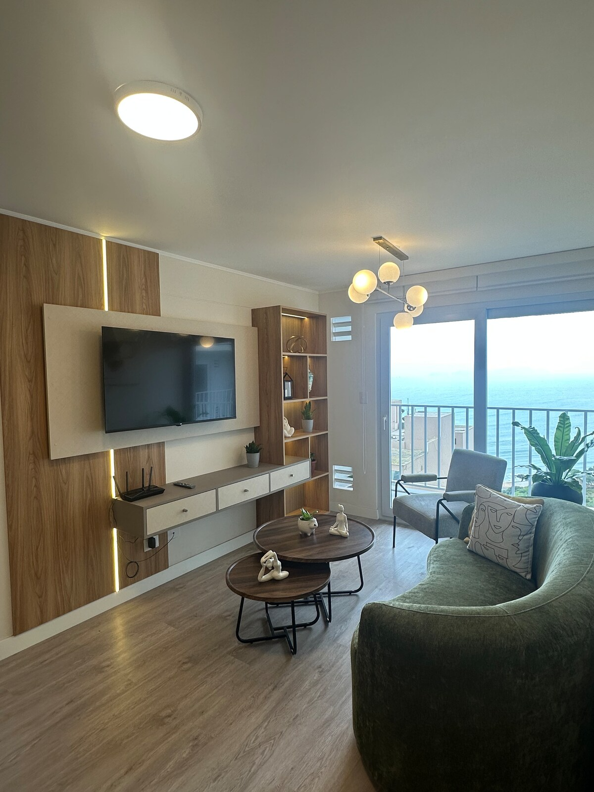 Departamento con vista al mar y piscina - Barranco (1 habitación)