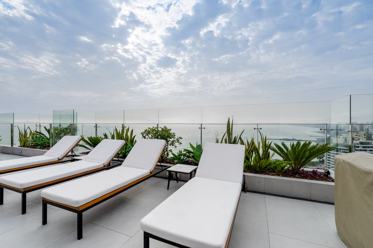 Modern Luxury Loft con balcón a pasos del Malecón para 3 personas - Barranco (1 habitación)