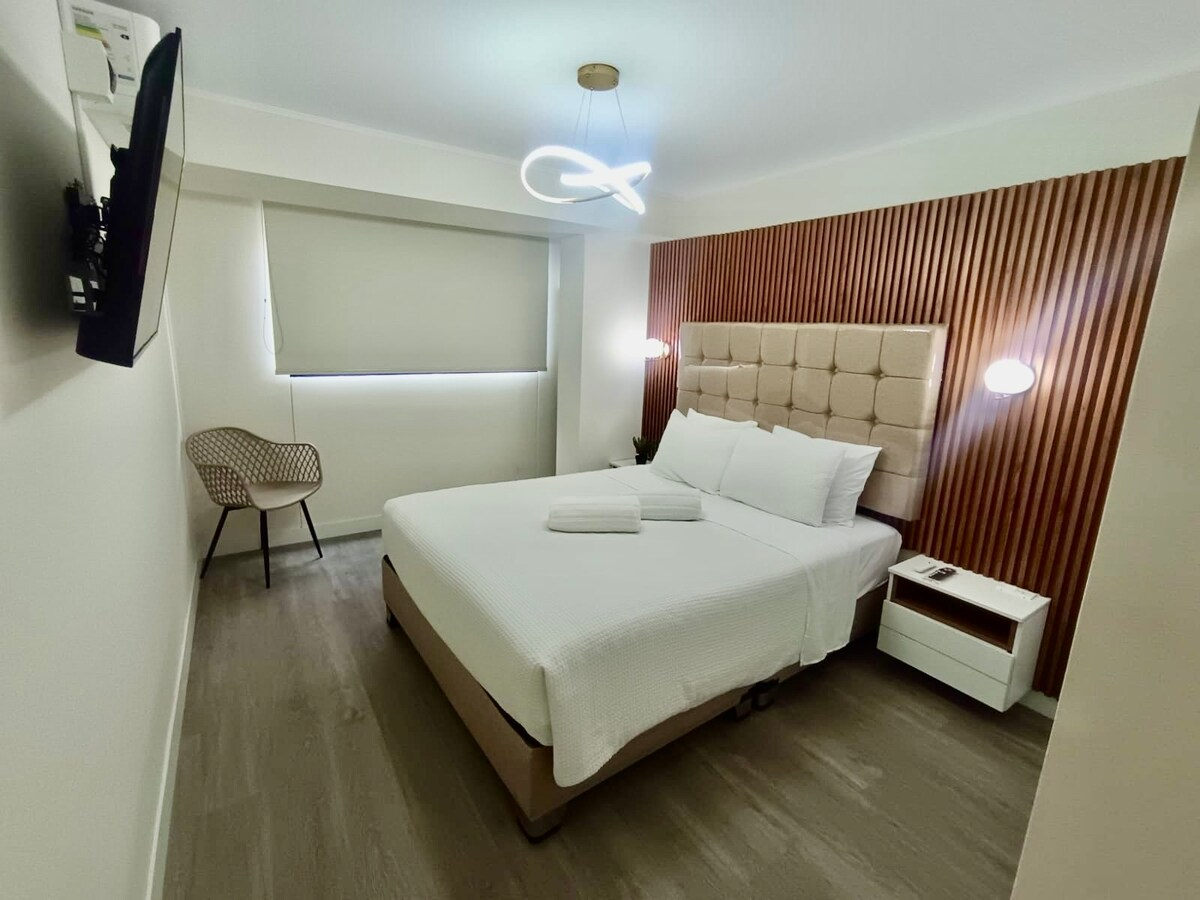 Depa Ejecutivo A/C y Vista Increíble San Isidro - Para 2 personas (1 habitación)